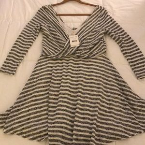 Free People Cream Comb Dress